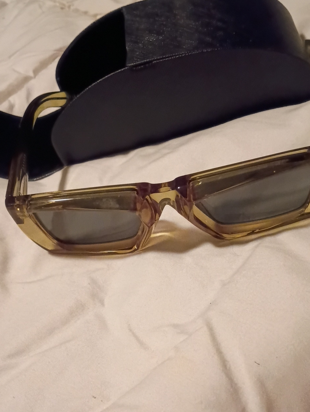 Prada Women’s Square Sunglasses Olive Green Frame